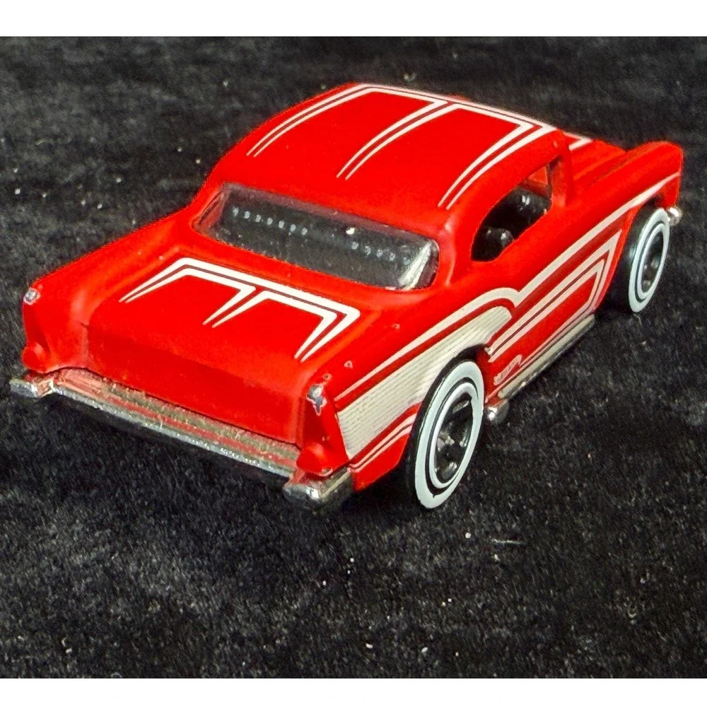 Hot Wheels-Chevy Nomad, 57 Chevy Bel Air Red Flame & Pinstripe, Diecast Lot of 3